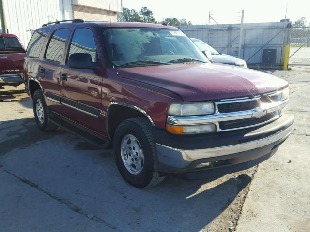 1GNEC13T35R117266 - 2005 CHEVROLET TAHOE C150 MAROON photo 1