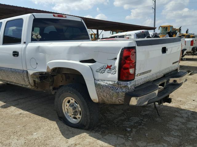 1GCHK23245F954728 - 2005 CHEVROLET SILVERADO WHITE photo 9