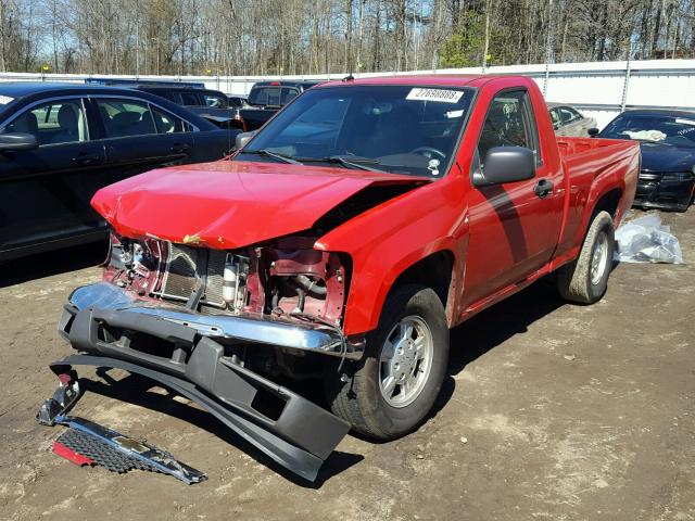 1GCCS149288110048 - 2008 CHEVROLET COLORADO RED photo 2