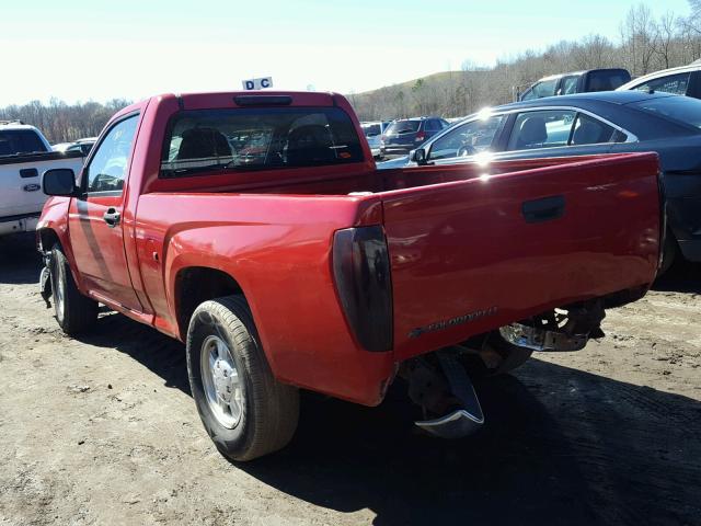 1GCCS149288110048 - 2008 CHEVROLET COLORADO RED photo 3