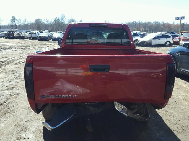 1GCCS149288110048 - 2008 CHEVROLET COLORADO RED photo 6