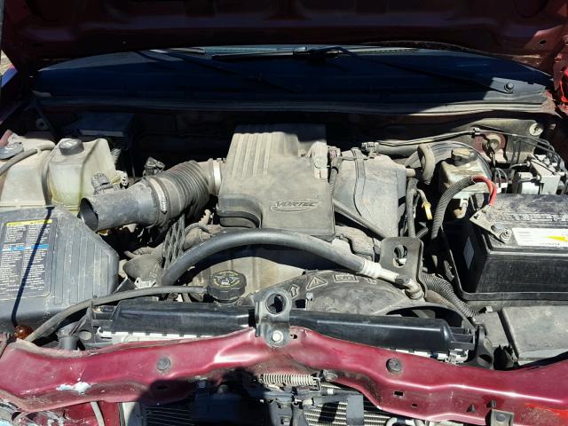 1GCCS149288110048 - 2008 CHEVROLET COLORADO RED photo 7