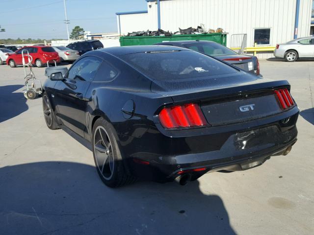 1FA6P8CF0G5335556 - 2016 FORD MUSTANG GT BLACK photo 3