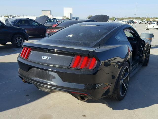 1FA6P8CF0G5335556 - 2016 FORD MUSTANG GT BLACK photo 4