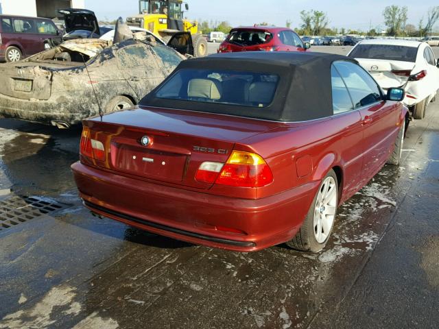 WBABR3347YEA83486 - 2000 BMW 323 CI RED photo 4