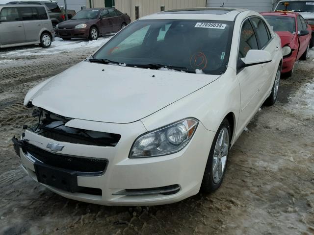 1G1ZD5EU8BF366317 - 2011 CHEVROLET MALIBU 2LT WHITE photo 2