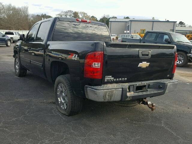 3GCEK23399G139795 - 2009 CHEVROLET SILVERADO BLACK photo 3