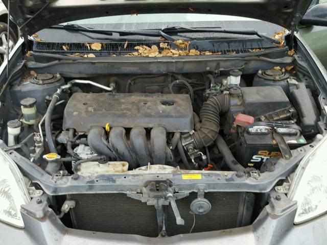 2T1KR32E25C476238 - 2005 TOYOTA COROLLA MA GRAY photo 7