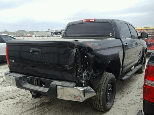 5TFDW5F14FX485417 - 2015 TOYOTA TUNDRA CRE BLACK photo 4