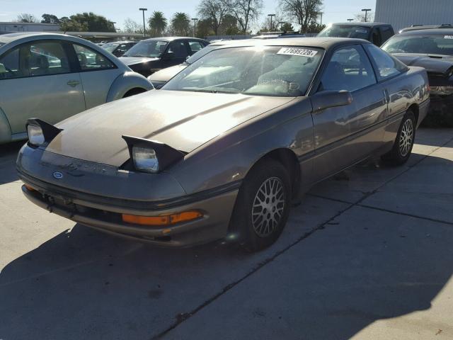 1ZVBT20C2K5199514 - 1989 FORD PROBE GL GOLD photo 2