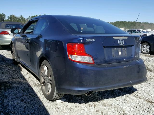 JTKJF5C76B3018246 - 2011 TOYOTA SCION TC 蓝色 照片 3
