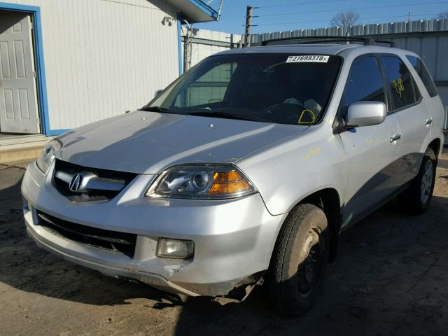 2HNYD18886H526110 - 2006 ACURA MDX TOURIN SILVER photo 2