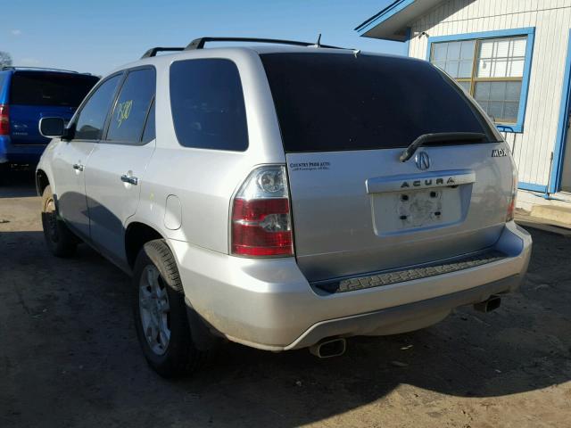 2HNYD18886H526110 - 2006 ACURA MDX TOURIN SILVER photo 3