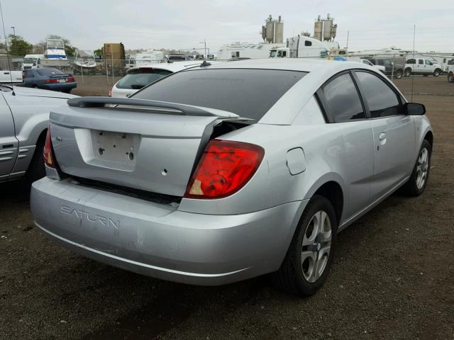 1G8AV12F84Z158983 - 2004 SATURN ION LEVEL SILVER photo 4