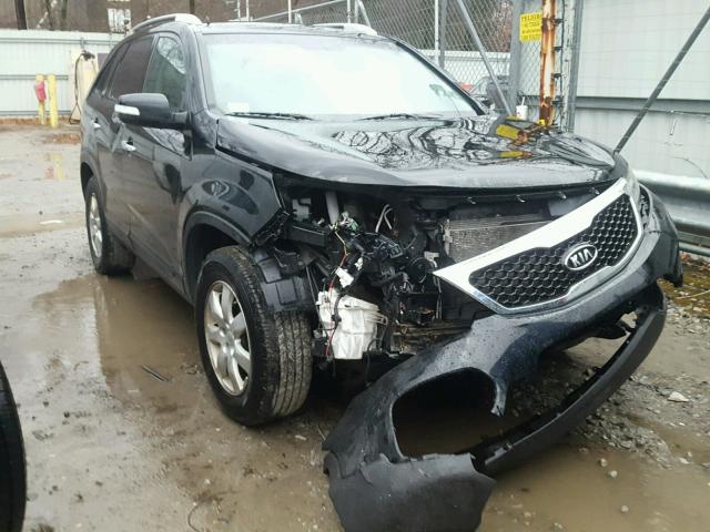 5XYKT4A15BG098387 - 2011 KIA SORENTO BA BLACK photo 9