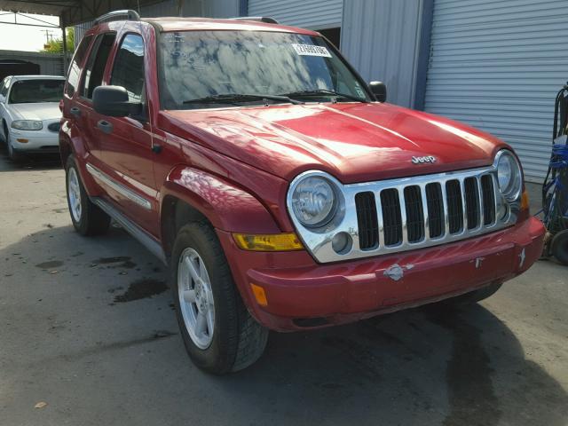 1J4GK58K36W131757 - 2006 JEEP LIBERTY LI RED photo 1