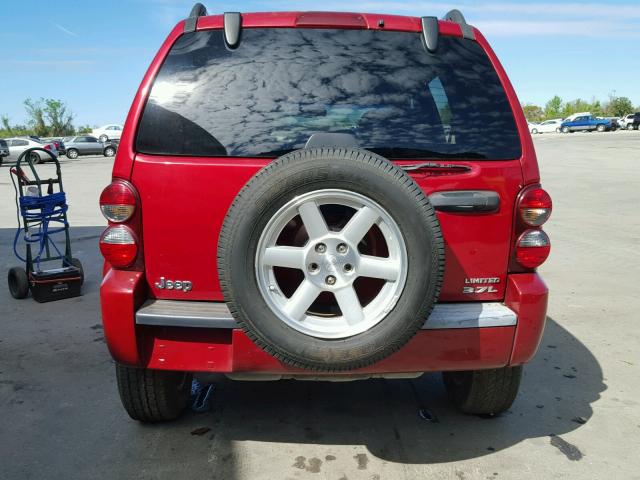 1J4GK58K36W131757 - 2006 JEEP LIBERTY LI RED photo 10