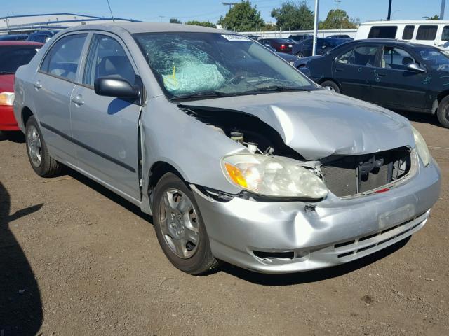 1NXBR32E54Z324211 - 2004 TOYOTA COROLLA CE SILVER photo 1