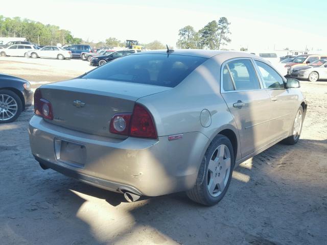 1G1ZJ57758F202810 - 2008 CHEVROLET MALIBU 2LT GOLD photo 4