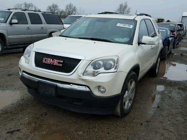 1GKEV33738J185544 - 2008 GMC ACADIA SLT თეთრი ფოტო 2