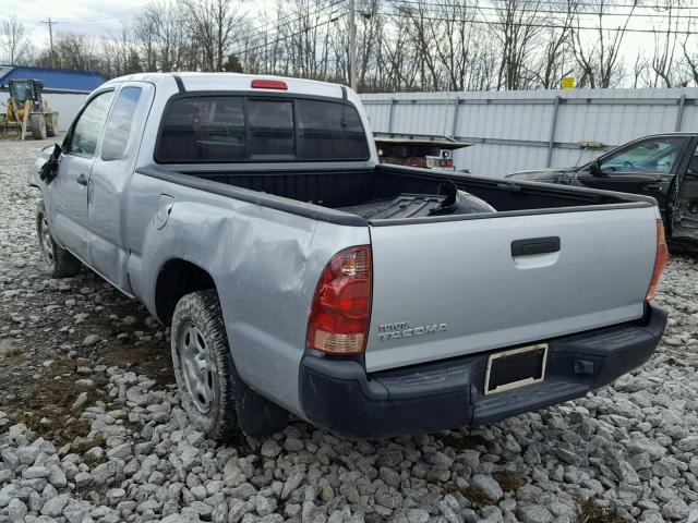 5TETX22N58Z590981 - 2008 TOYOTA TACOMA ACC GRAY photo 3