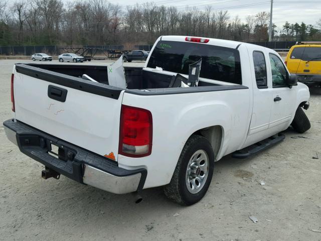 1GTSCUEA8AZ131182 - 2010 GMC SIERRA C15 WHITE photo 4