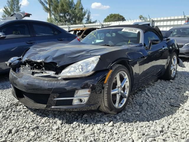 1G8MB35B27Y103207 - 2007 SATURN SKY BLACK photo 2