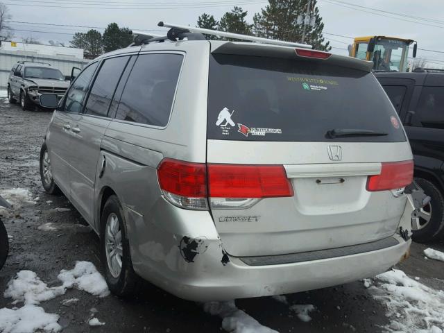 5FNRL38468B095040 - 2008 HONDA ODYSSEY EX TAN photo 3