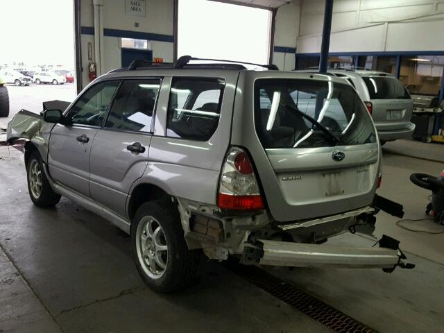 JF1SG63696H710036 - 2006 SUBARU FORESTER 2 GRAY photo 3