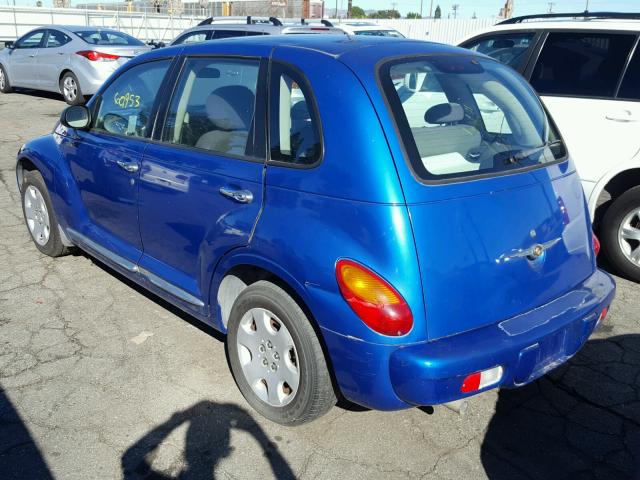 3C4FY48B45T584591 - 2005 CHRYSLER PT CRUISER BLUE photo 3