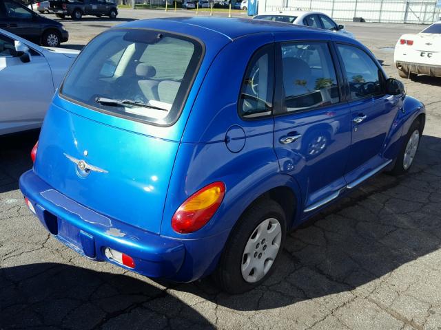 3C4FY48B45T584591 - 2005 CHRYSLER PT CRUISER BLUE photo 4