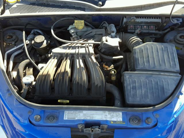 3C4FY48B45T584591 - 2005 CHRYSLER PT CRUISER BLUE photo 7