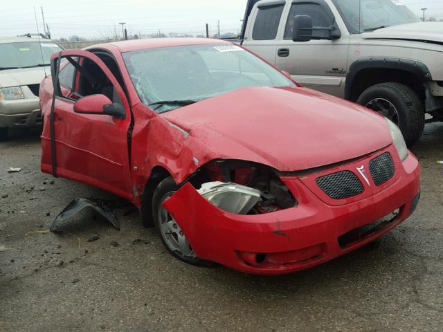 1G2AL15F377280582 - 2007 PONTIAC G5 RED photo 1