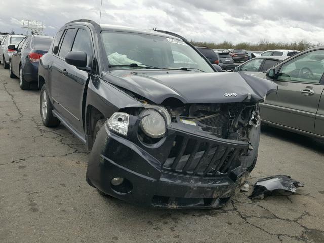 1J8FT47008D778732 - 2008 JEEP COMPASS SP BLACK photo 1
