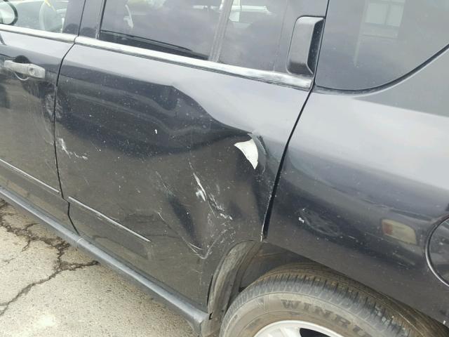 1J8FT47008D778732 - 2008 JEEP COMPASS SP BLACK photo 9