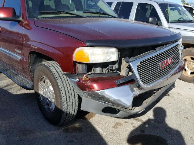 1GKEC13T91J188526 - 2001 GMC YUKON RED photo 9