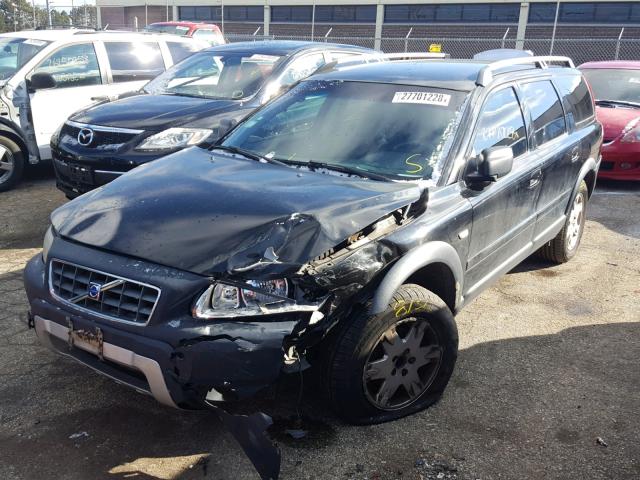 YV1SZ592951175455 - 2005 VOLVO XC70 BLACK photo 2