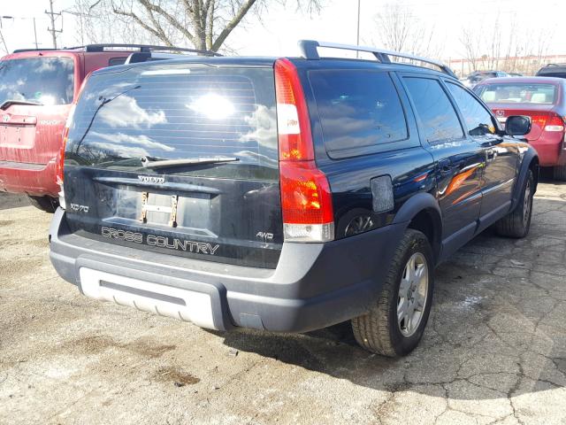 YV1SZ592951175455 - 2005 VOLVO XC70 BLACK photo 4