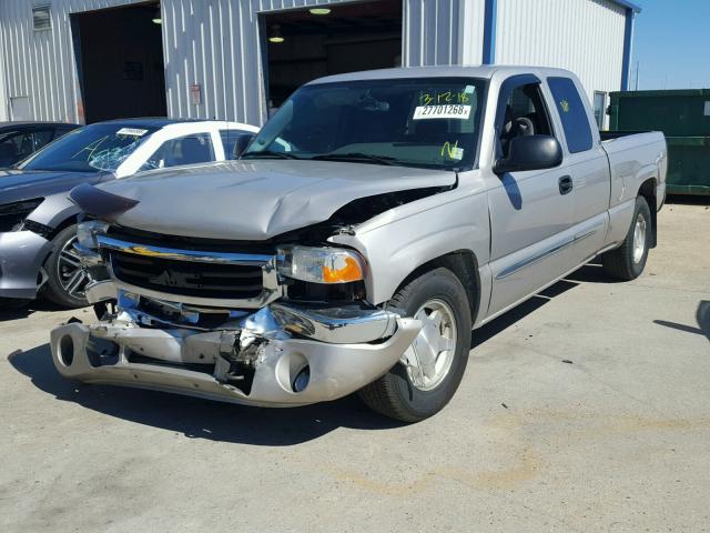 2GTEC19T241254870 - 2004 GMC NEW SIERRA SILVER photo 2