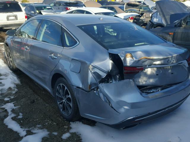 4T1BK1EB9JU284432 - 2018 TOYOTA AVALON XLE SILVER photo 3