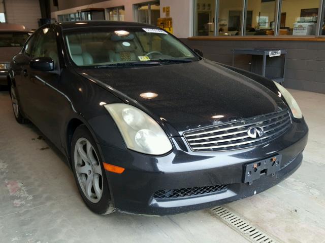 JNKCV54E63M226220 - 2003 INFINITI G35 BLACK photo 1