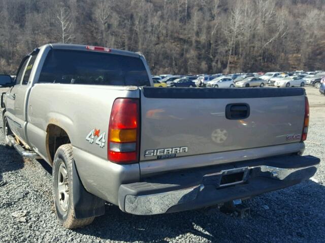 1GTEK19TX3E290130 - 2003 GMC NEW SIERRA TAN photo 3