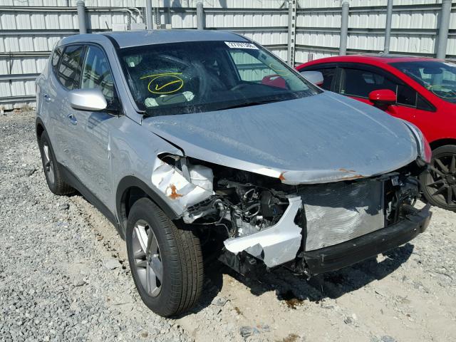 5XYZTDLB0JG550670 - 2018 HYUNDAI SANTA FE S SILVER photo 1