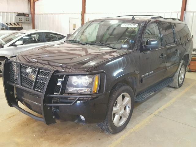 1GNFK26399J106866 - 2009 CHEVROLET SUBURBAN K BLACK photo 2