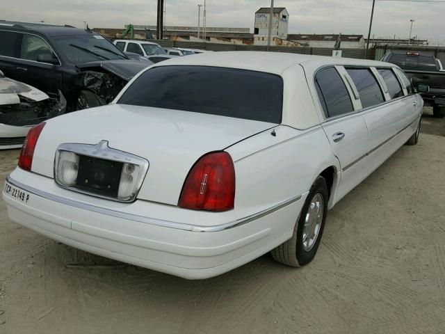 1L1FM81W6WY616678 - 1998 LINCOLN TOWN CAR L WHITE photo 4