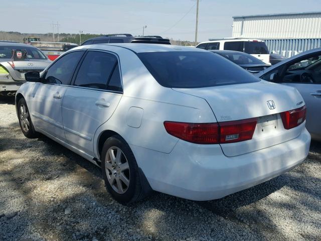 1HGCM66505A012949 - 2005 HONDA ACCORD EX WHITE photo 3