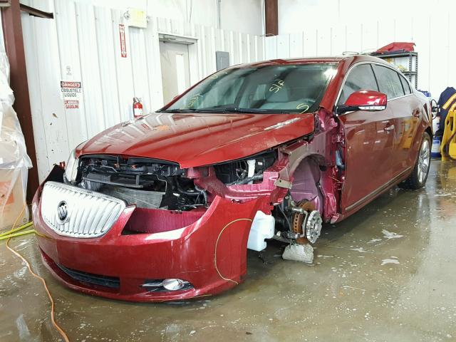 1G4GC5EG5AF242513 - 2010 BUICK LACROSSE C BURGUNDY photo 2