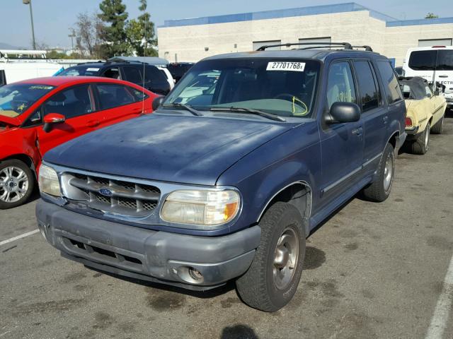 1FMZU63X1YZB99294 - 2000 FORD EXPLORER X BLUE photo 2