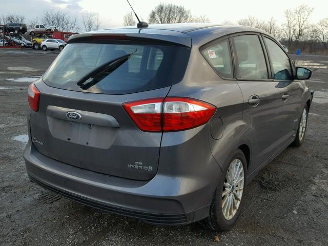 1FADP5AU9DL537990 - 2013 FORD C-MAX SE GRAY photo 4