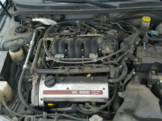 JN1CA31D61T611084 - 2001 NISSAN MAXIMA GXE BLUE photo 7